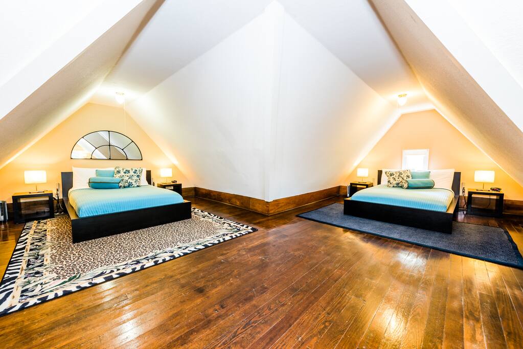 Semi-private sleeping alcoves with luxury mattress sets and quality bedding.