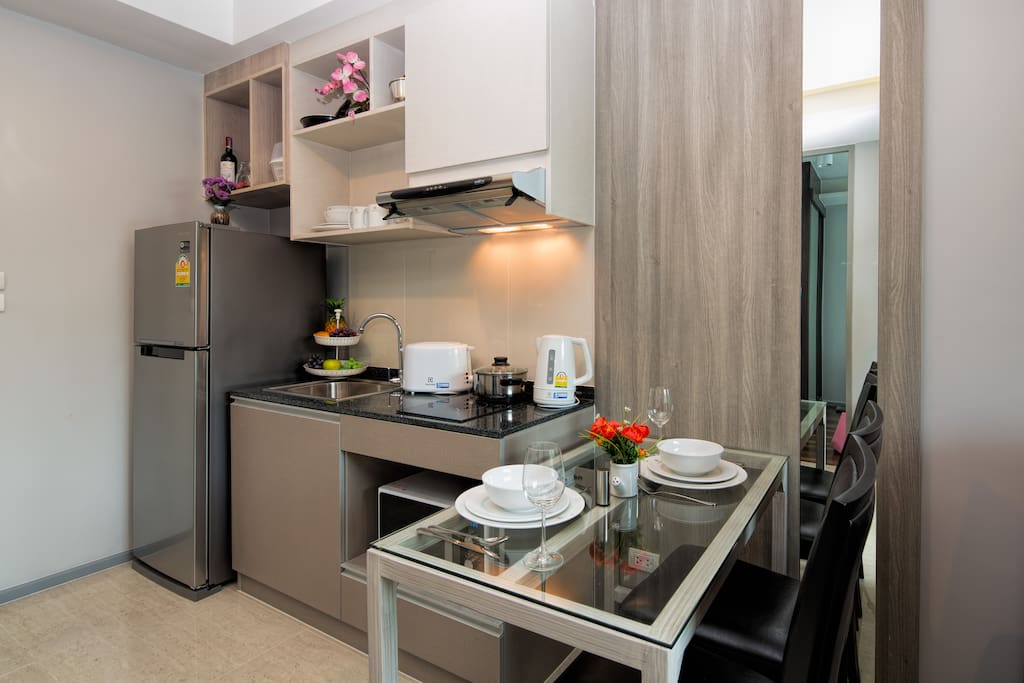 Fully equipped kitchen with everything you might need during your vacation!