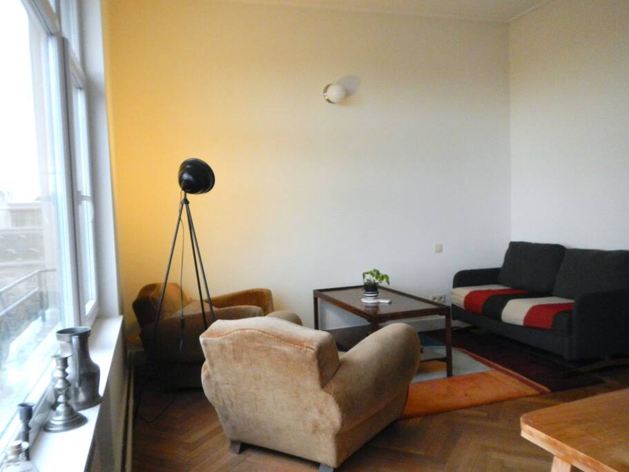 Living room with sofa-bed