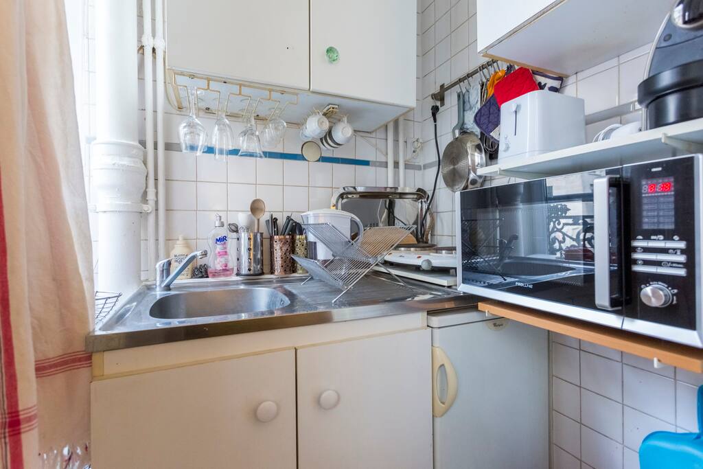 The kitchen, everything you need is in there!