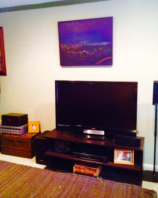 downstairs flat screen