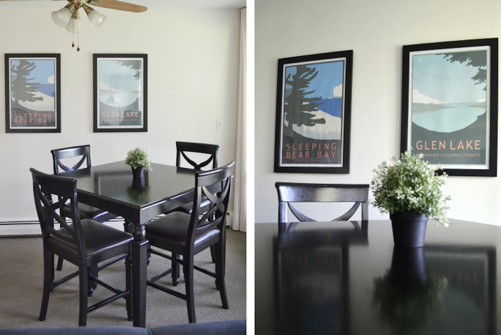 Your dining area with local art. acookscanvas-copyright2012-2017