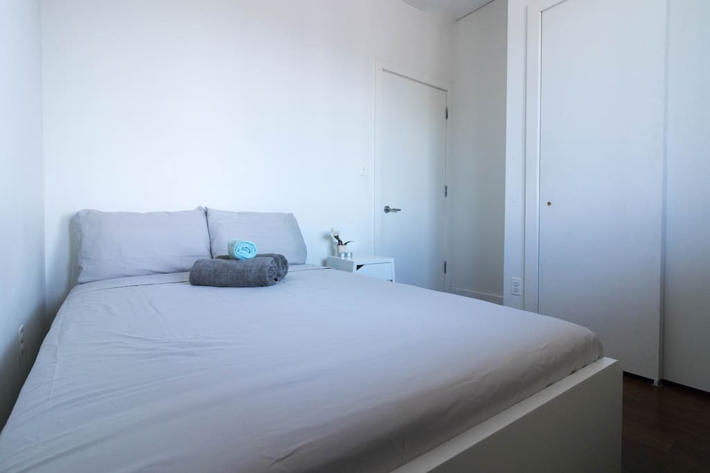 Your private bedroom gets plenty of natural light