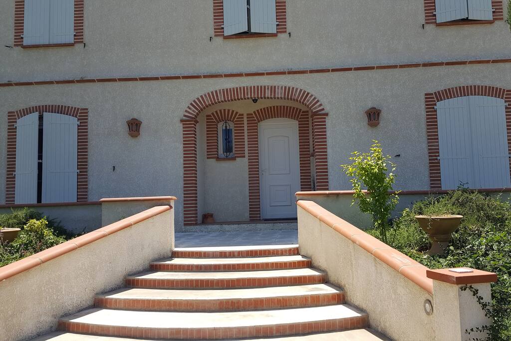 Entrée de la villa