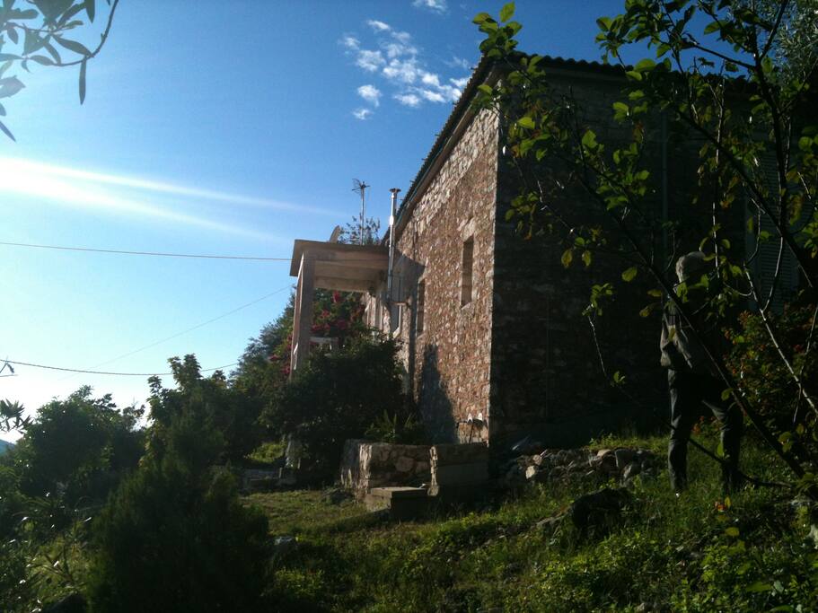 Side of the Stone Villa