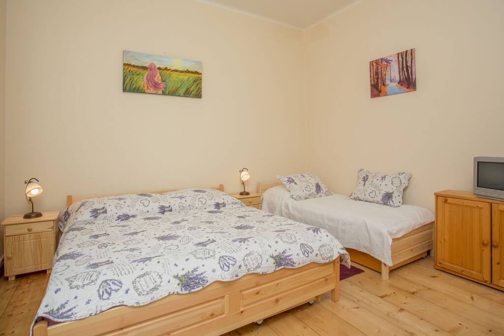 Apartmán Levandule v přízemí, ložnice