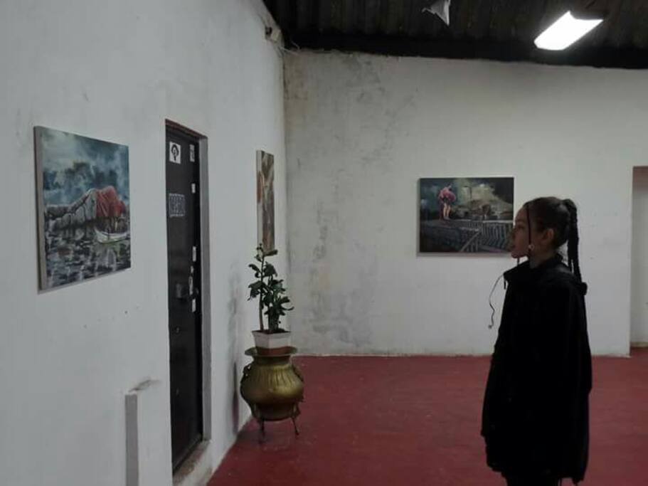 exposición del pintor Zoe