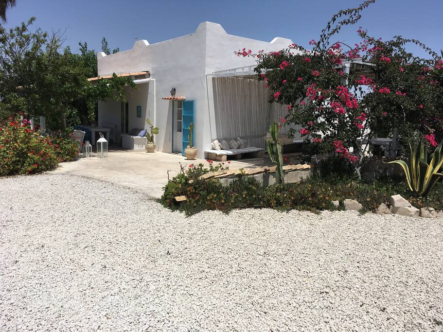 the main house