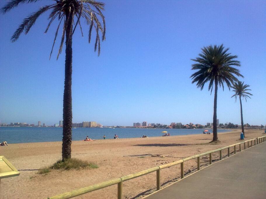 A small part of the wonderful beaches surrounding the Mar Menor