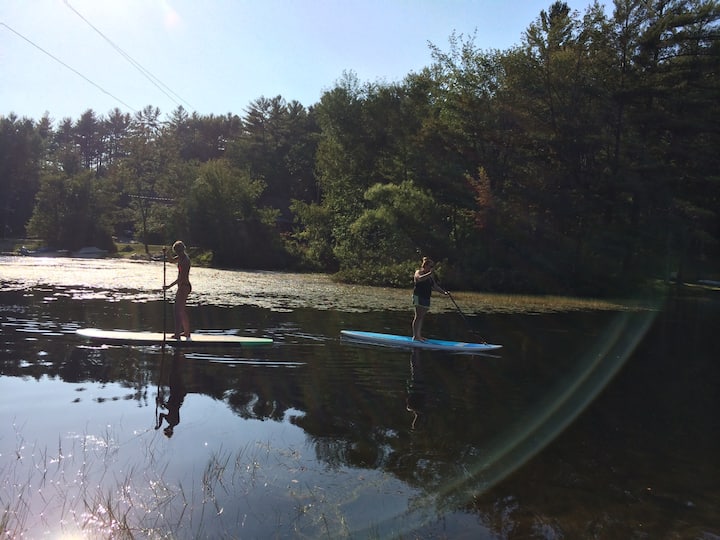 Hillcrest Cottages 3 on outlet of Brant Lake Cottages for Rent in