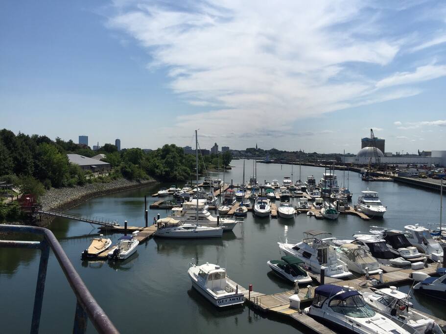 Sunny, happy people, great views.