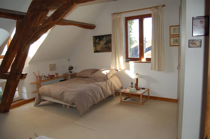 Chambre double dans la maison principale