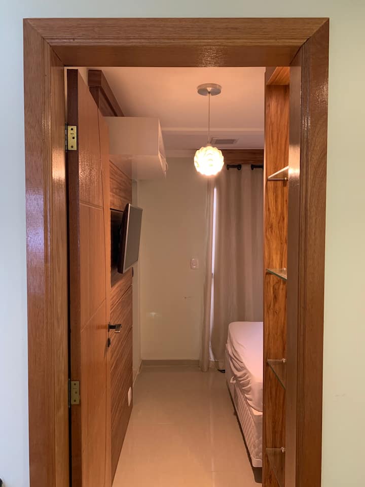 Entrada a la suite del penthouse