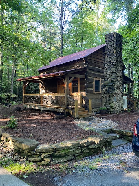 1850’s  Cabin at Wethero Ridge and private theater