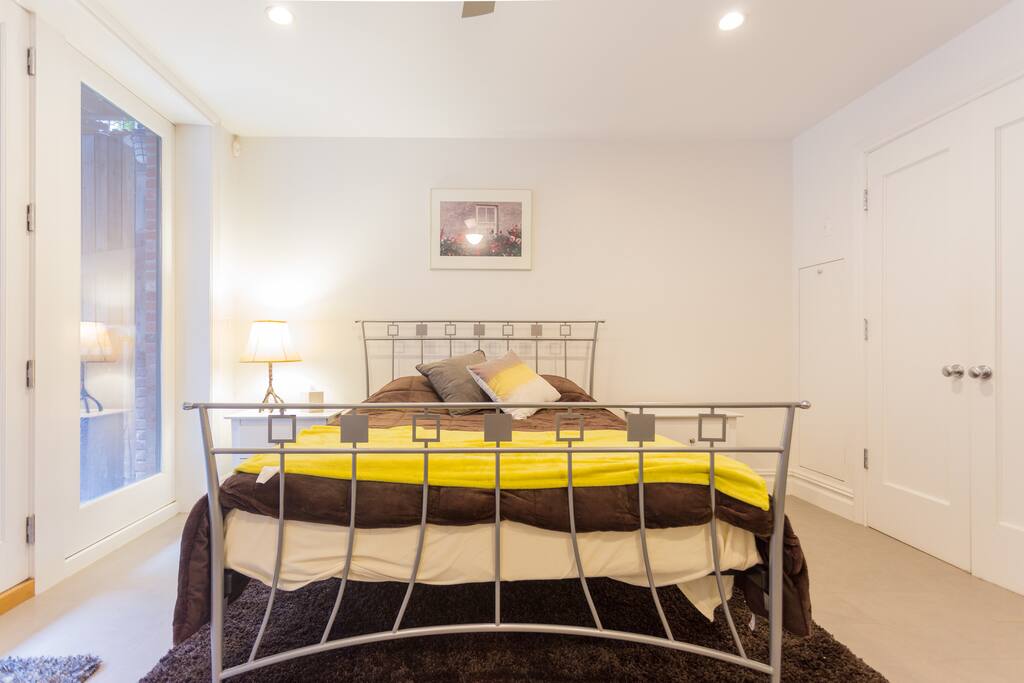 Queen-sized bed