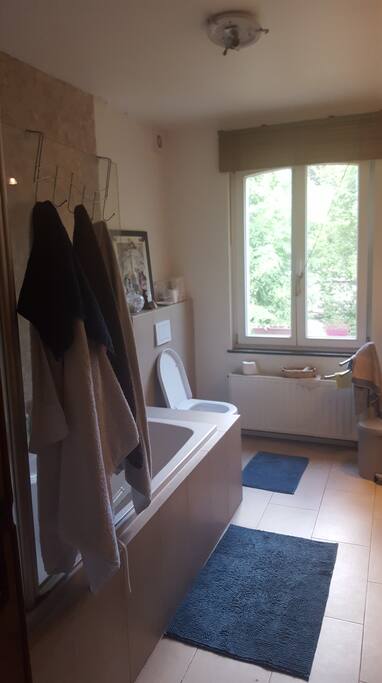 La salle de bain partagée