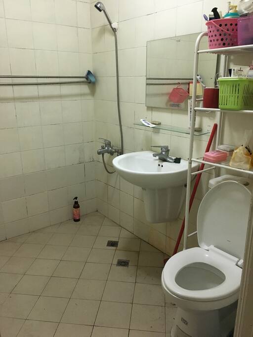 sharing bathroom