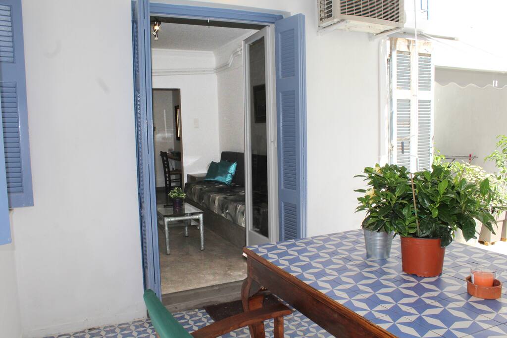 from garden to living room