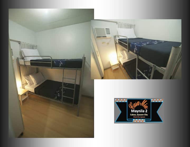 Dhomë gjumi 2, krevat marinar me tapet shtesë, ajër i kondicionuar, me ventilator muri.