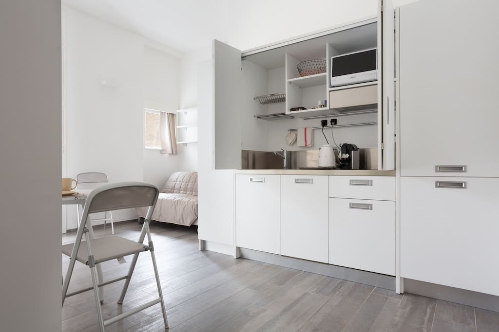 The Living room & The Kitchen