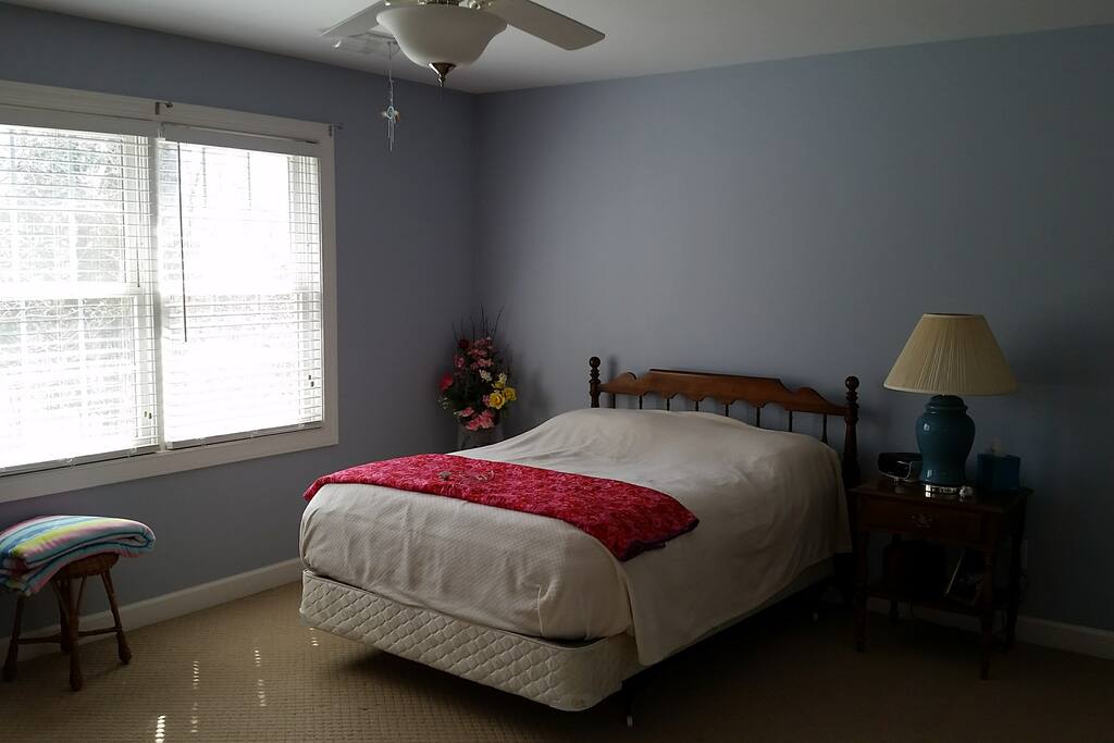 Double Bed. Just painted, so we don't have picturs up yet.