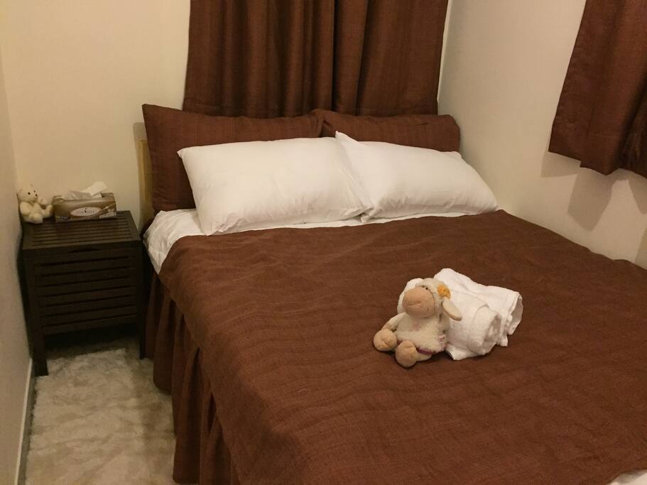 Bedroom 1 - with double bed and big wardrobe