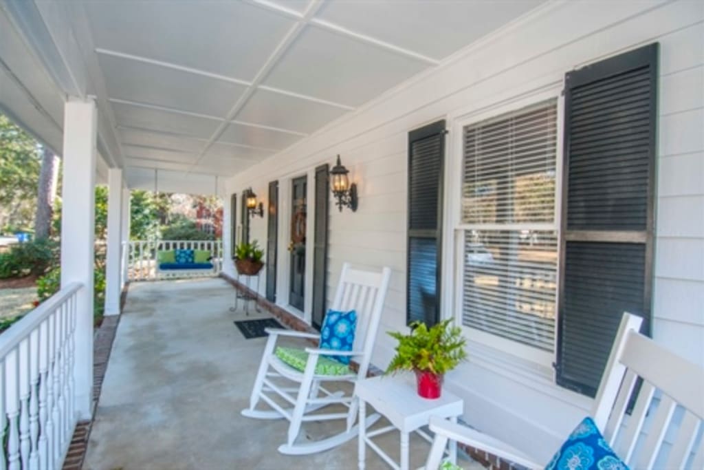 Large front porch