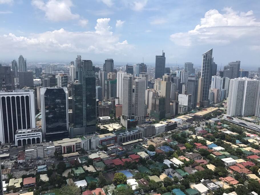 Your actual day time view from balcony on the 58th floor