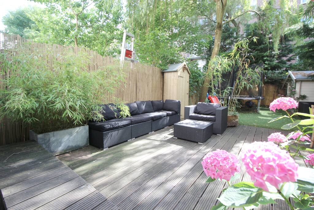There is an amazing garden
