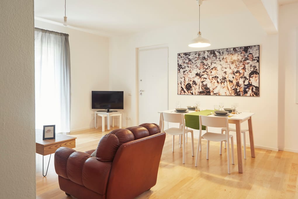 Entrance and Living Room