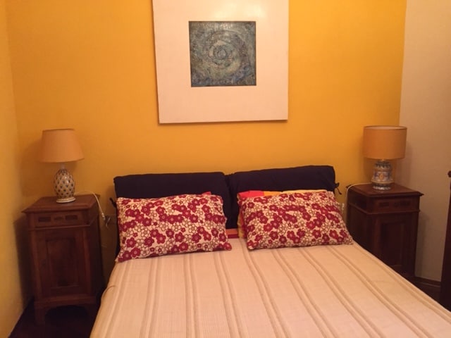 La camera matrimoniale.
Dvojlôžková izba