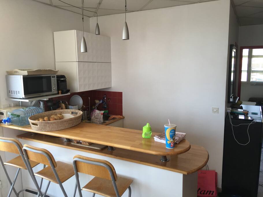 Kitchen with all commodities needed such as Nespresso machine