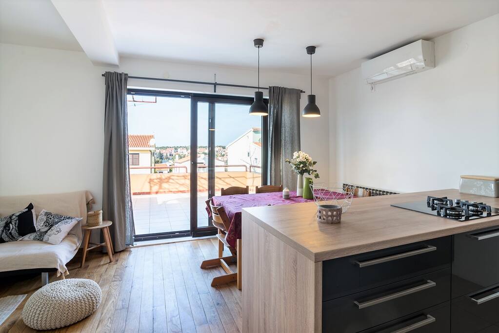 Kitchen and dining space