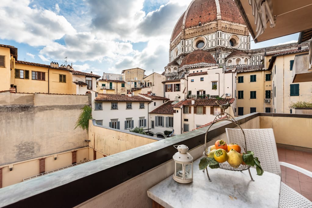 The best view of the Florence Dome Apartments for Rent in Florence