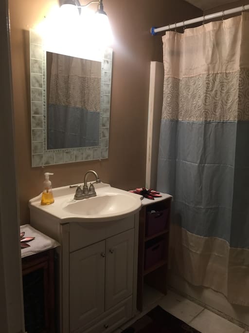 Bathroom shared with 2-male roommate