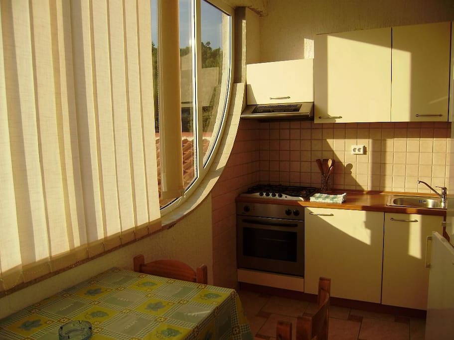 Kitchen in apartment Sunset