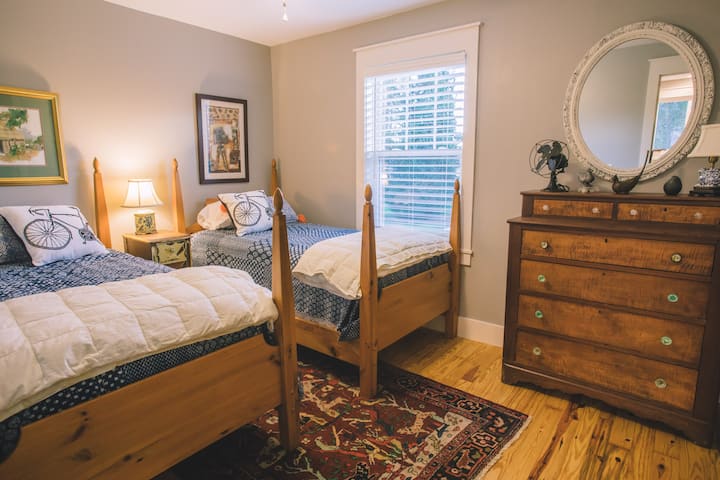 Guest bedroom with 2 twin beds