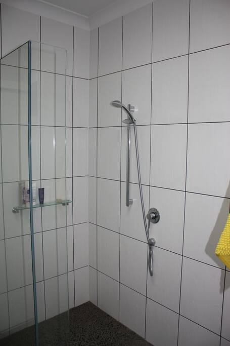 Large walk in shower