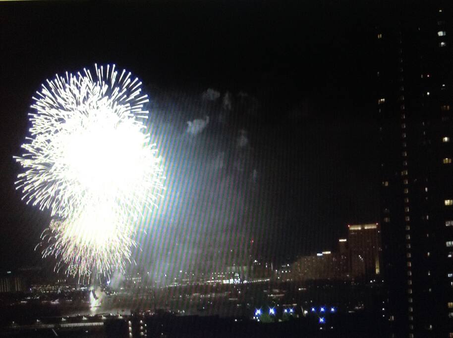 FIreworks View on Summertime Saturday NIghts