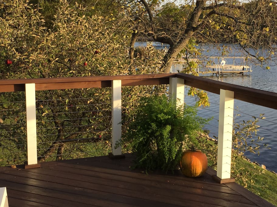 East view from deck