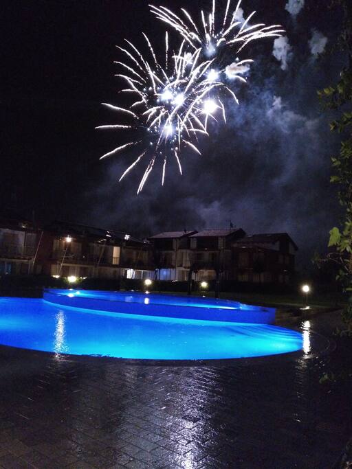 Silvester direkt am See
