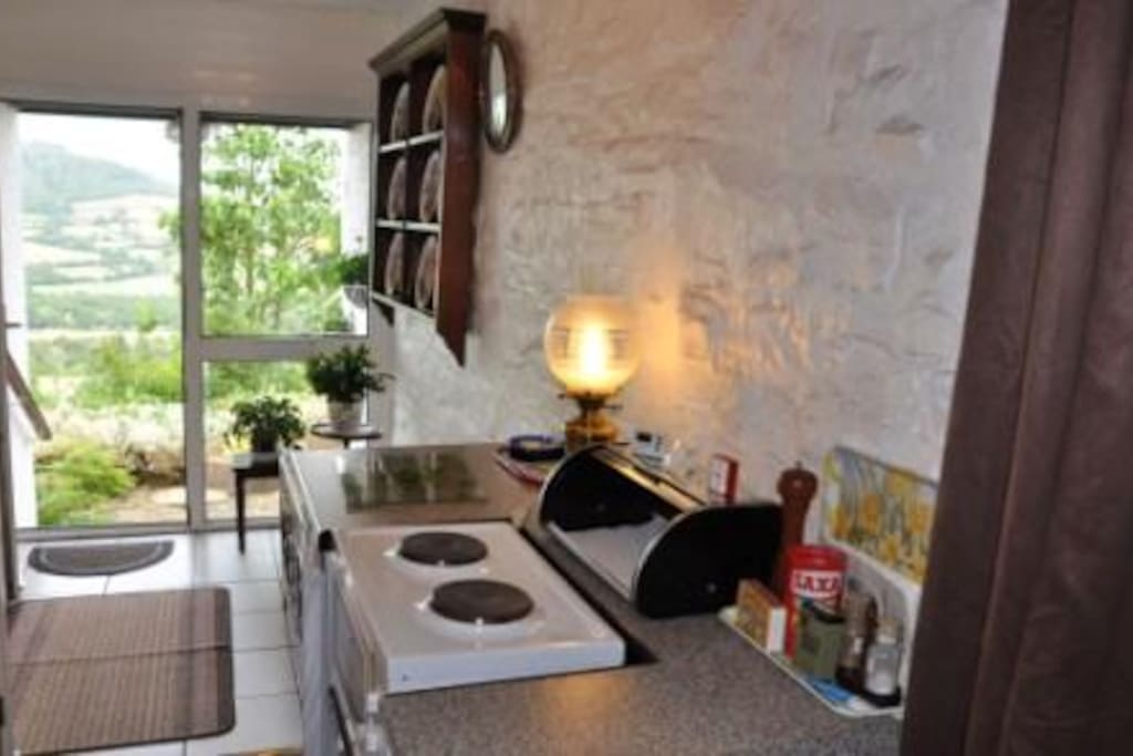 Small kitchen and hall way