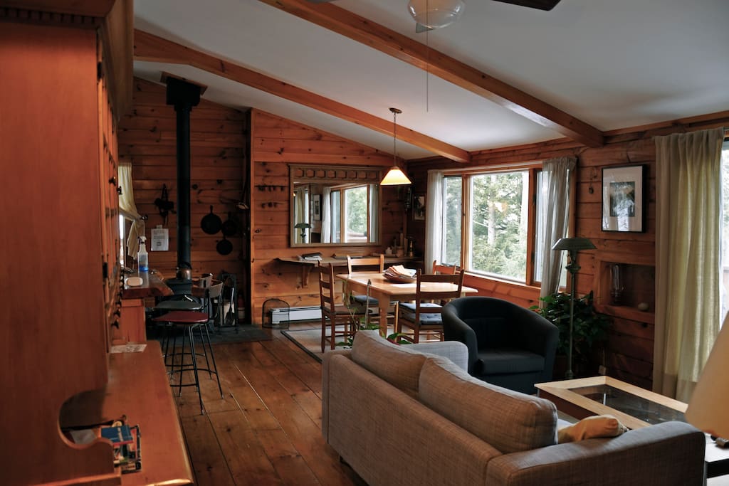 two bedroom river front cabin Cabins for Rent in Warrensburg, New