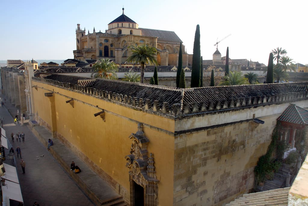 Vista del la Mezquita-Catedral desde la terraza alta.