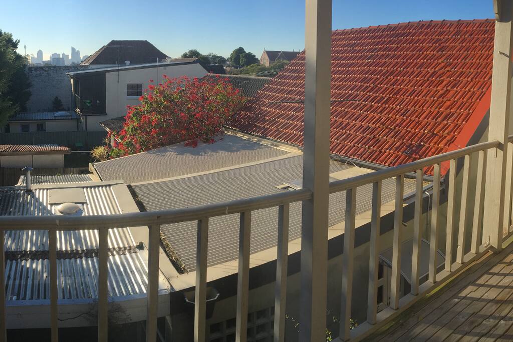 Beautiful city views from the other balcony