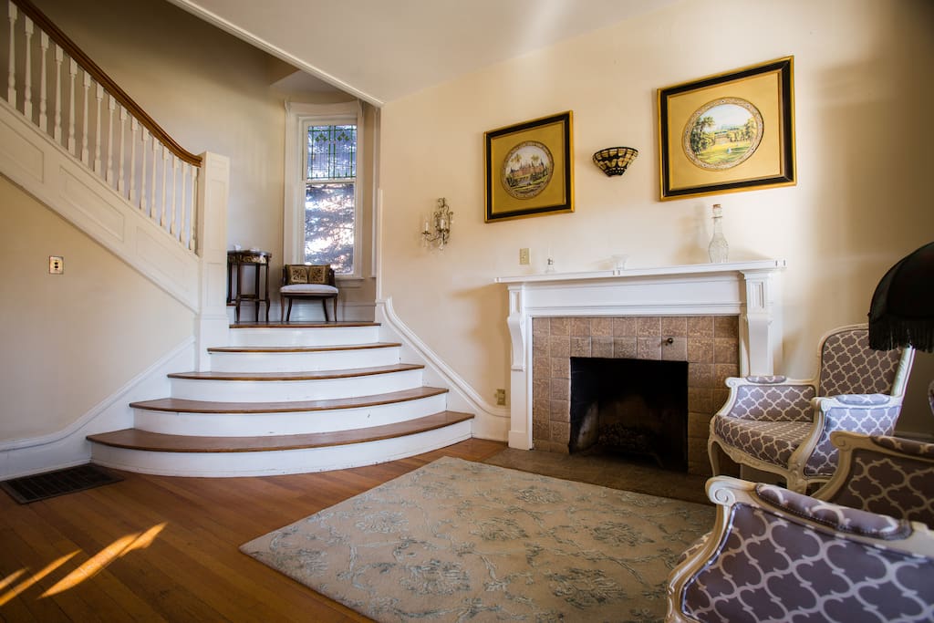 Stairs to bedroom