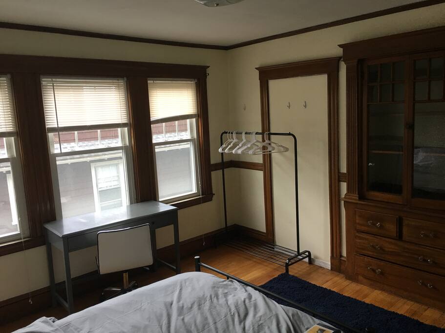 Lots of natural light! Big desk, really big spacious room!