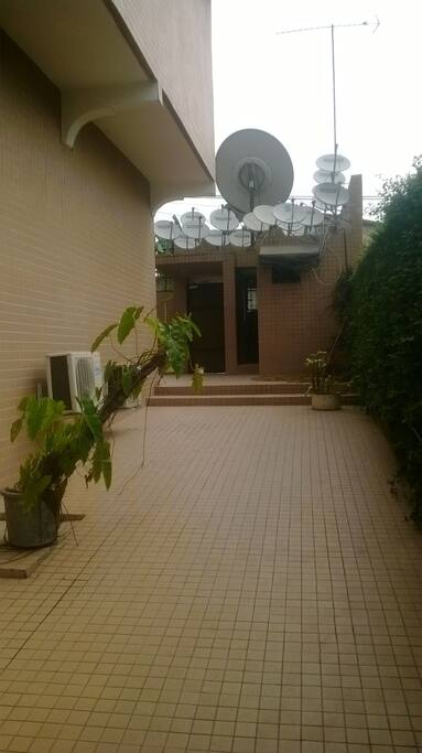 Main entrance of the residence