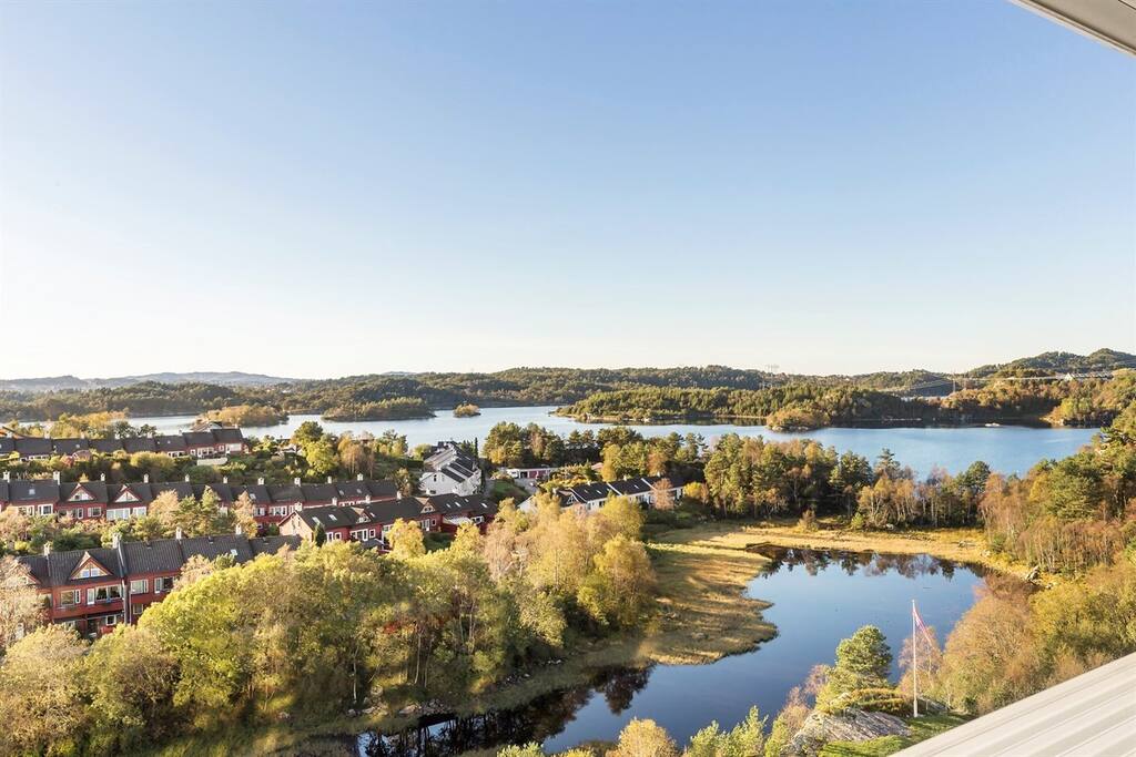 Utsikt mot Vest. Fiskemuligheter