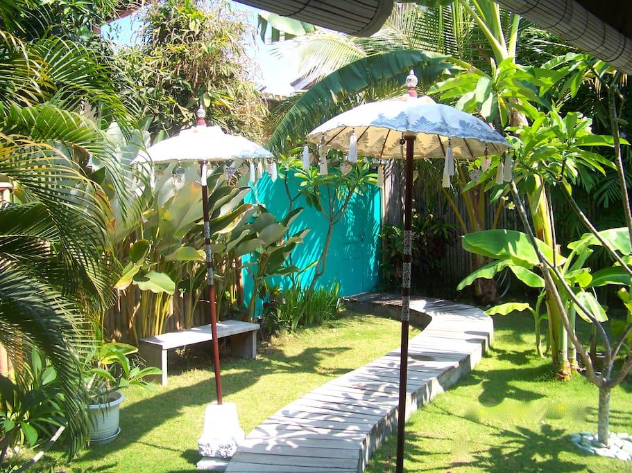 Typical balinese umbrella